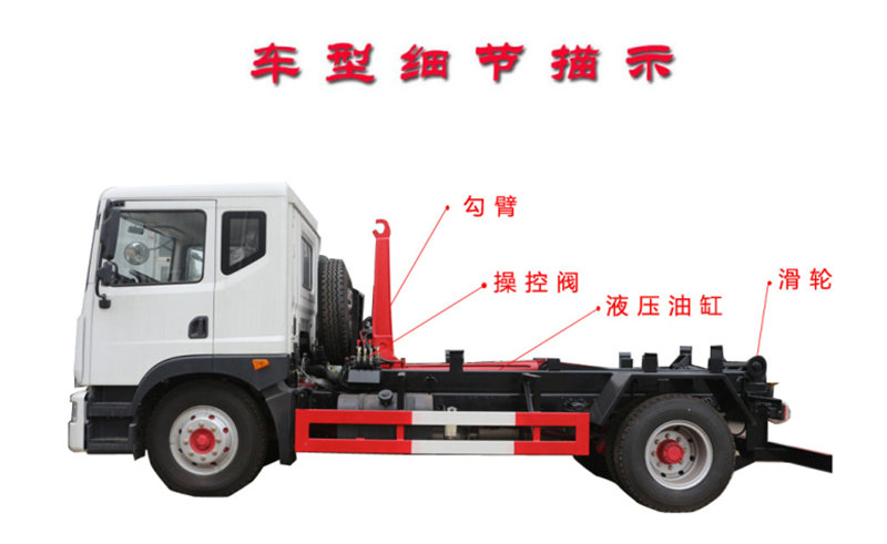 車廂可卸式垃圾車結(jié)構圖