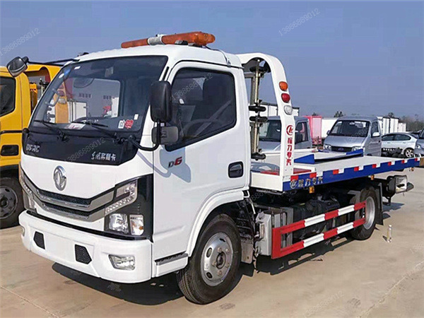 東風(fēng)多利卡一拖二藍牌清障車